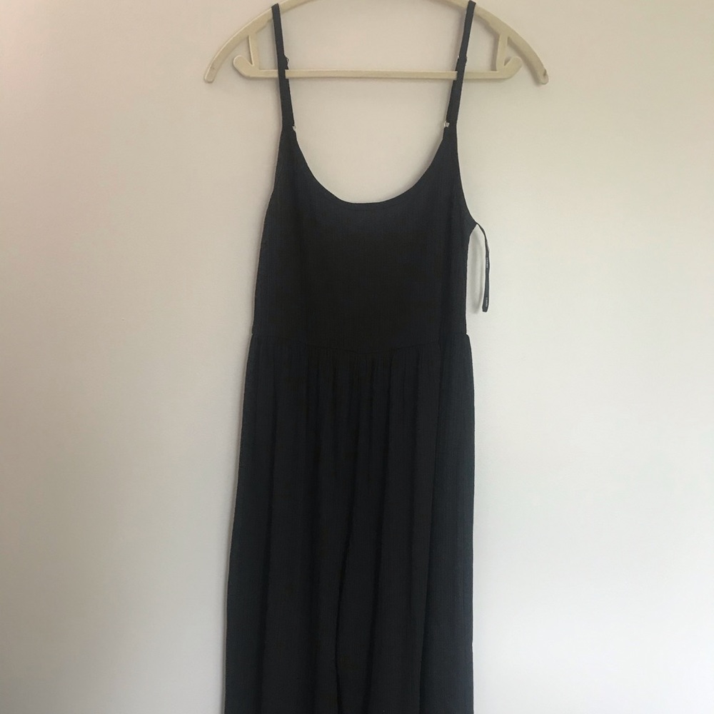 Black Wide-Leg Jumpsuit | Size M